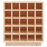 Wijnkast 55,5X34X61 Cm Massief Grenenhout