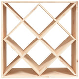 Wijnkast 62X25X62 Cm Massief Grenenhout Naturel