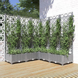 Plantenbak Met Latwerk Polypropeen