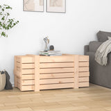 Opbergbox 91X40,5X42 Cm Massief Grenenhout Naturel