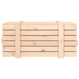 Opbergbox 91X40,5X42 Cm Massief Grenenhout Naturel