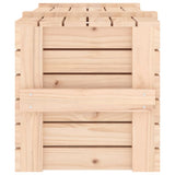 Opbergbox 91X40,5X42 Cm Massief Grenenhout Naturel
