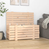 Opbergbox 91X40,5X42 Cm Massief Grenenhout Naturel