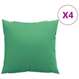 Bankkussens 4 St 50X50 Cm Stof Groen