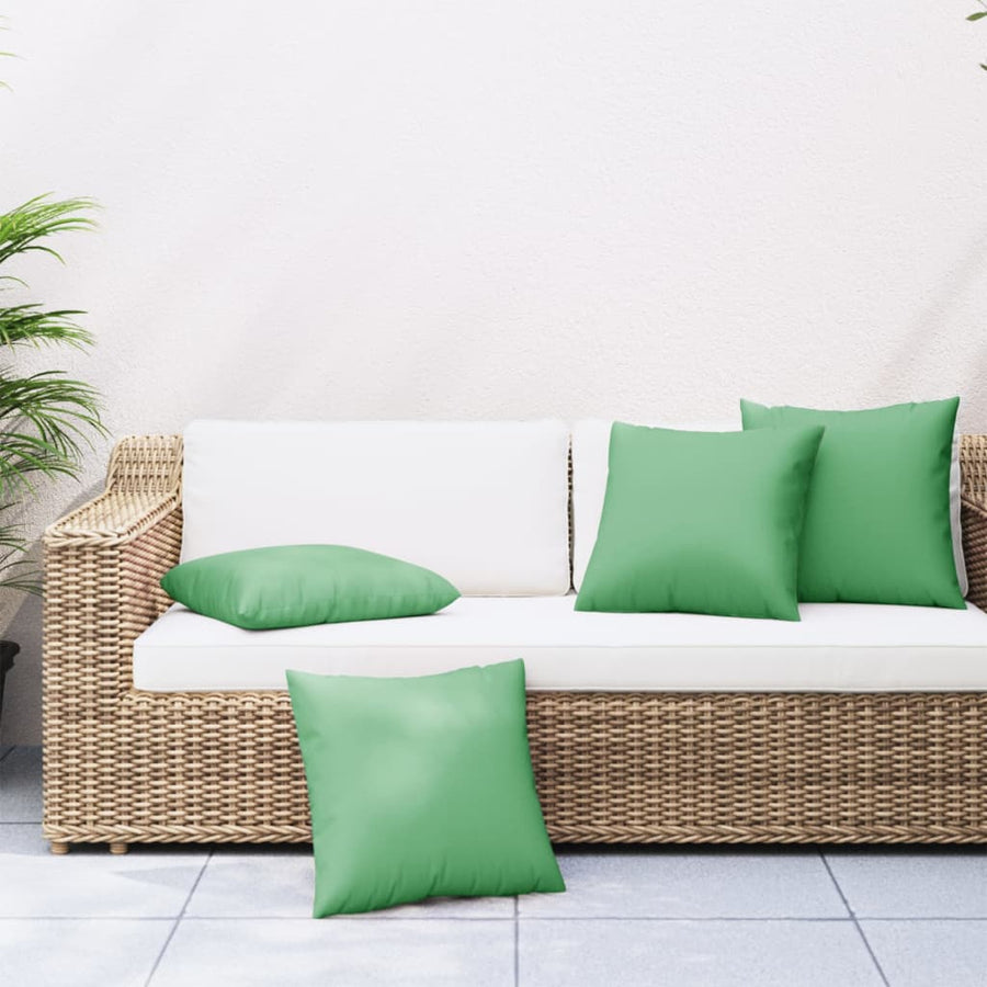 Bankkussens 4 St 50X50 Cm Stof Groen