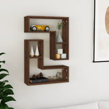 Wandschappen 50X15X50 Cm Bewerkt Hout