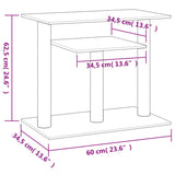 Krabpaal Met Platforms 62,5 Cm Kleurig