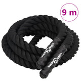 Battle Rope Zwart 6,8 Kg Polyester