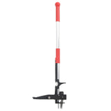 Onkruidsteker 99,5 Cm Geanodiseerd Aluminium Rood En Zilver