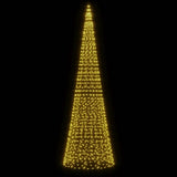 Led-Kerstboom Aan Vlaggenmast 1534 Leds Warm Wit Warmwit
