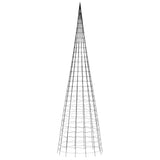 Led-Kerstboom Aan Vlaggenmast 3000 Led's Blauw