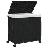 Wasmand Op Wielen 60X35X60,5 Cm Rattan