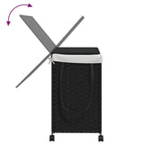 Wasmand Op Wielen 60X35X60,5 Cm Rattan