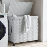 Wasmand Op Wielen 60X35X60,5 Cm Rattan