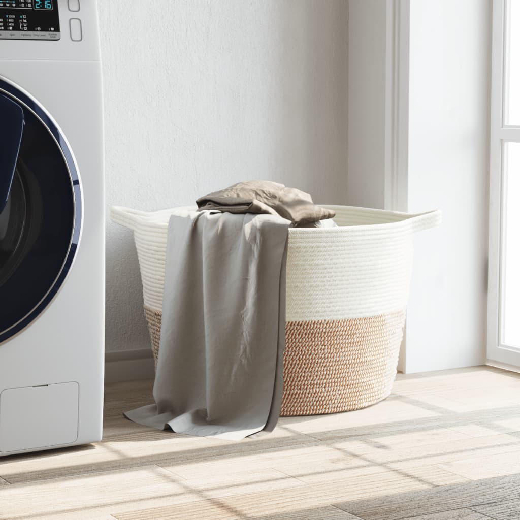 Wasmand Ø Katoen En Wit