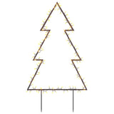 Kerstverlichting Kerstboom Met Grondpinnen 115 Led's 90 Cm