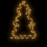 Kerstverlichting Kerstboom Met Grondpinnen 115 Led's 90 Cm