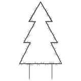 Kerstverlichting Kerstboom Met Grondpinnen 115 Led's 90 Cm