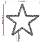 Kerstverlichting Met Ster 115 Led's 85 Cm