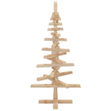 Kerstdecoratie Kerstboom Massief Grenenhout Naturel (Onafgewerkt)