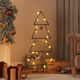 Kerstdecoratie Kerstboom Metaal Zwart Zwart