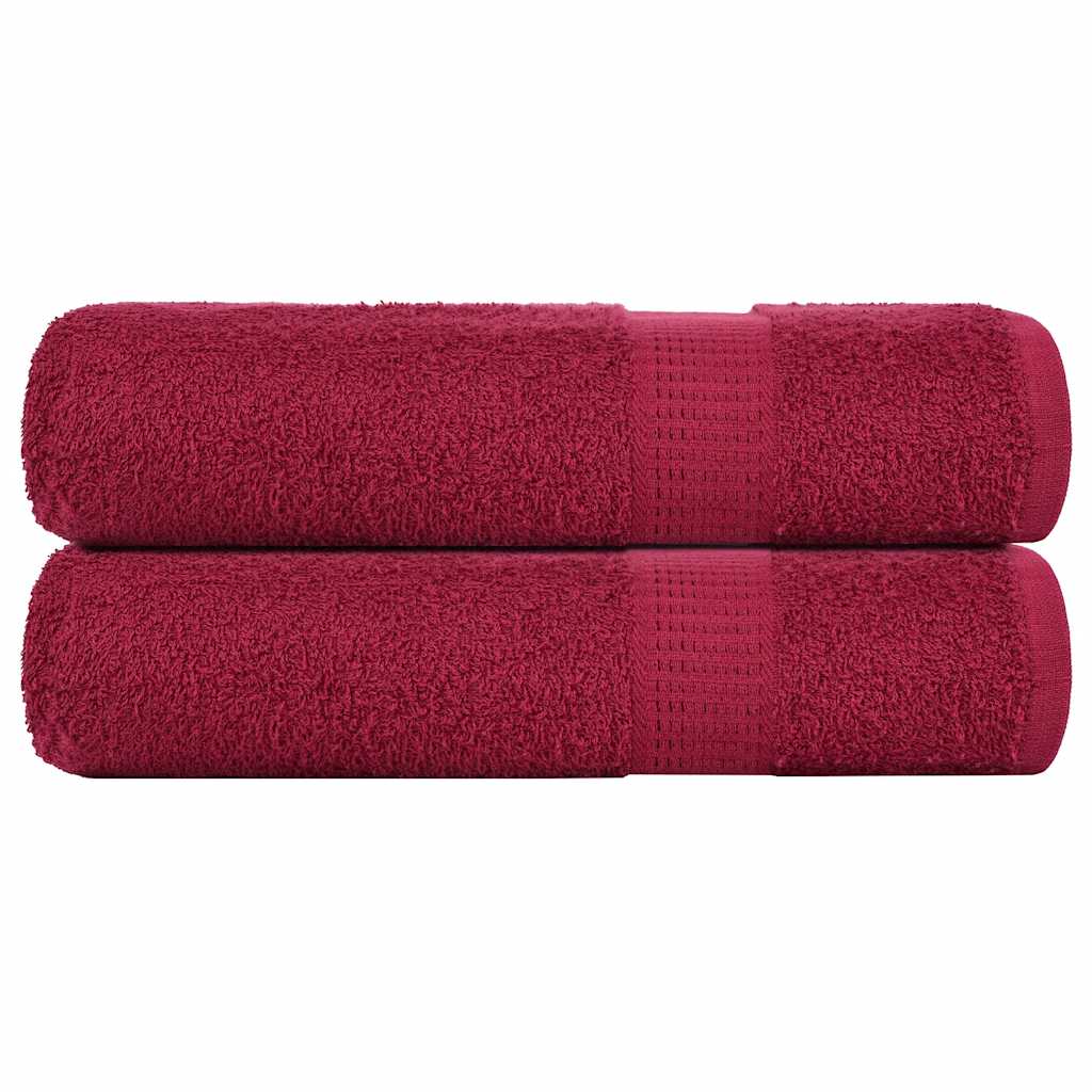 Douchehanddoeken Frogn 360 G/M² Bordeaux Bordeauxrood