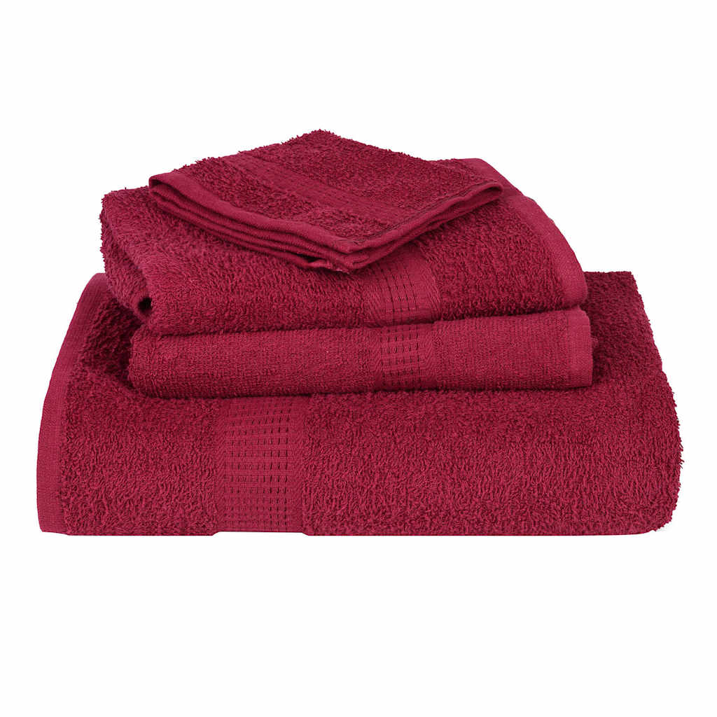 Douchehanddoeken Frogn 360 G/M² Bordeaux Bordeauxrood