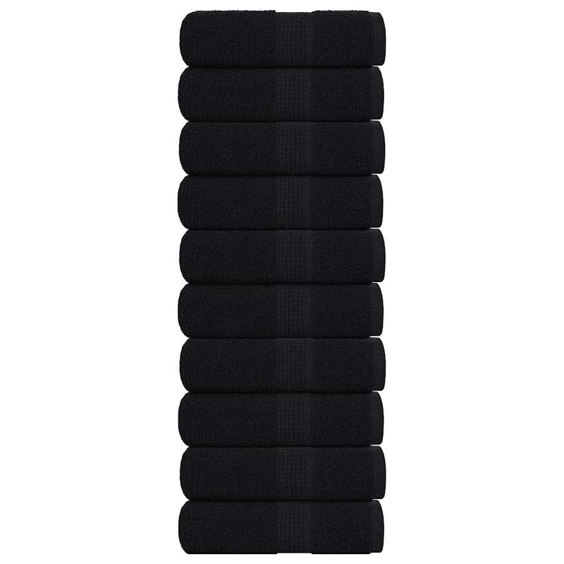 Washandjes Frogn 360 G/M² Zwart