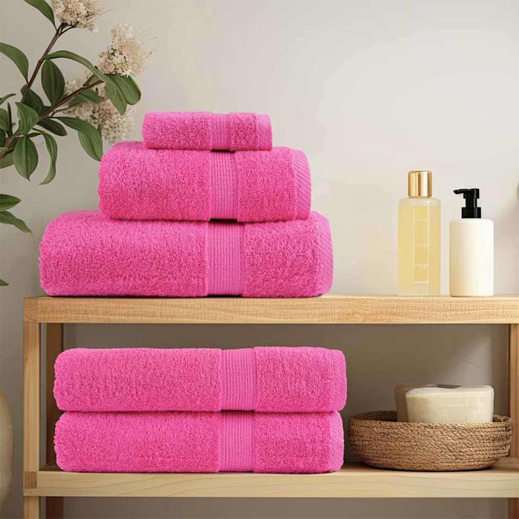Premium Washandjes Solund 10 Stuks 600 G/M² Roze