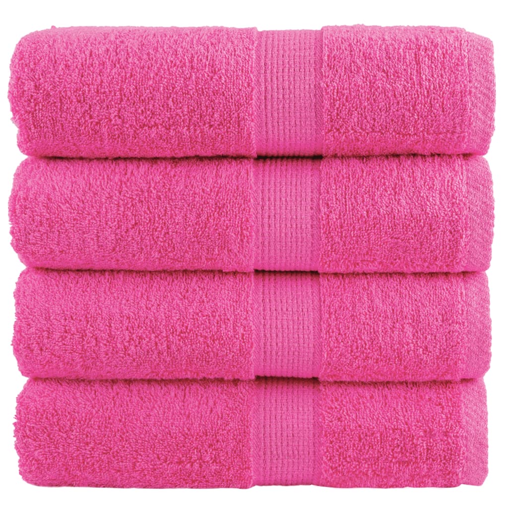 Premium Washandjes Solund 10 Stuks 600 G/M² Roze