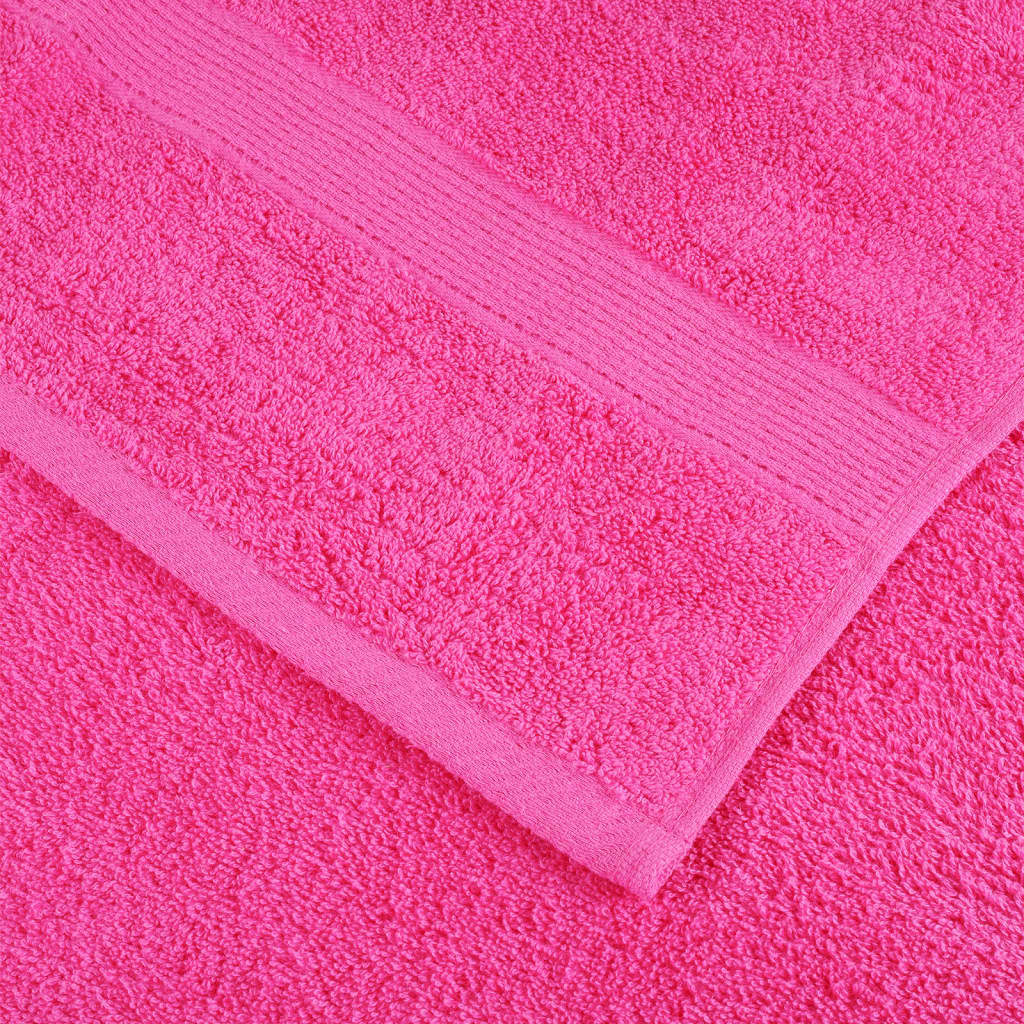 Premium Washandjes Solund 10 Stuks 600 G/M² Roze