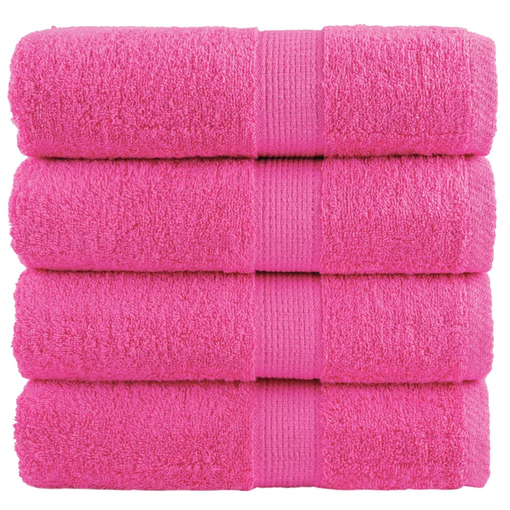 Premium Washandjes Solund 10 Stuks 600 G/M² Roze