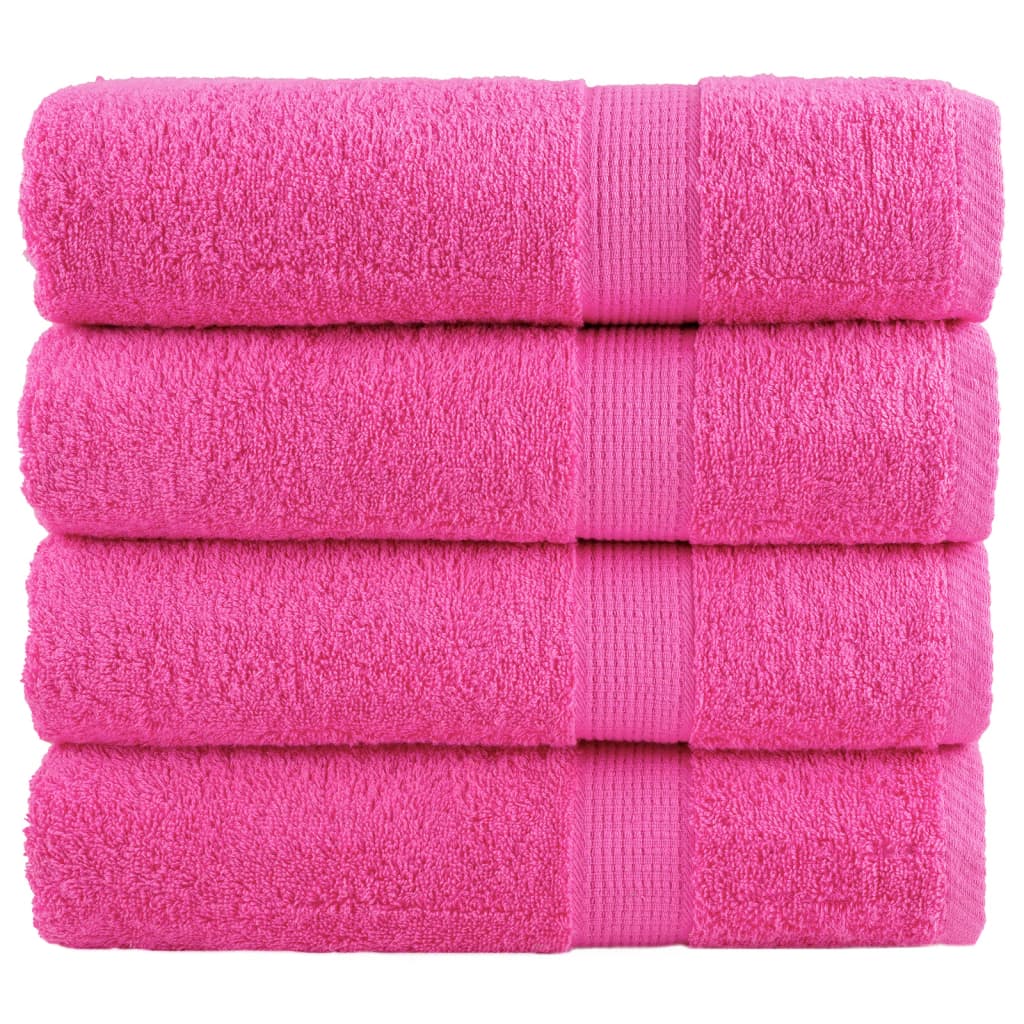 Premium Washandjes Solund 10 Stuks 600 G/M² Roze