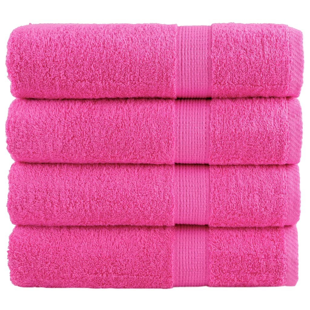 Premium Washandjes Solund 10 Stuks 600 G/M² Roze