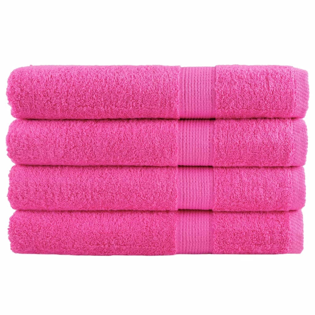 Premium Washandjes Solund 10 Stuks 600 G/M² Roze