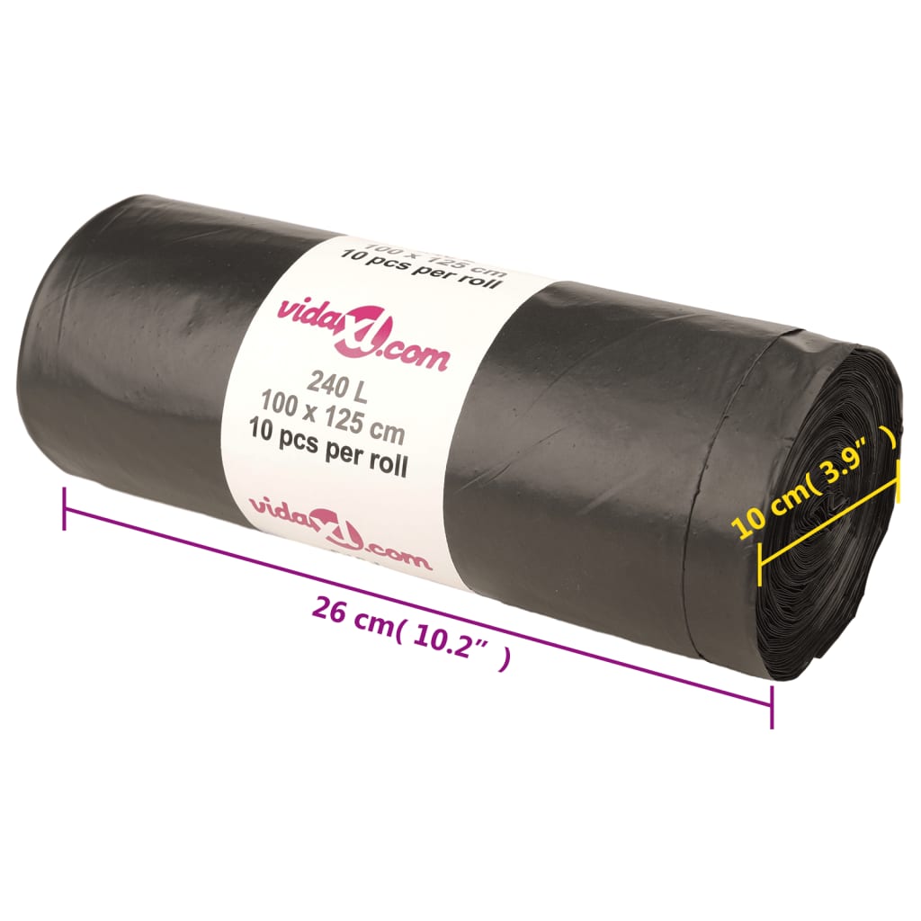 Vuilniszakken 150 St Zwart