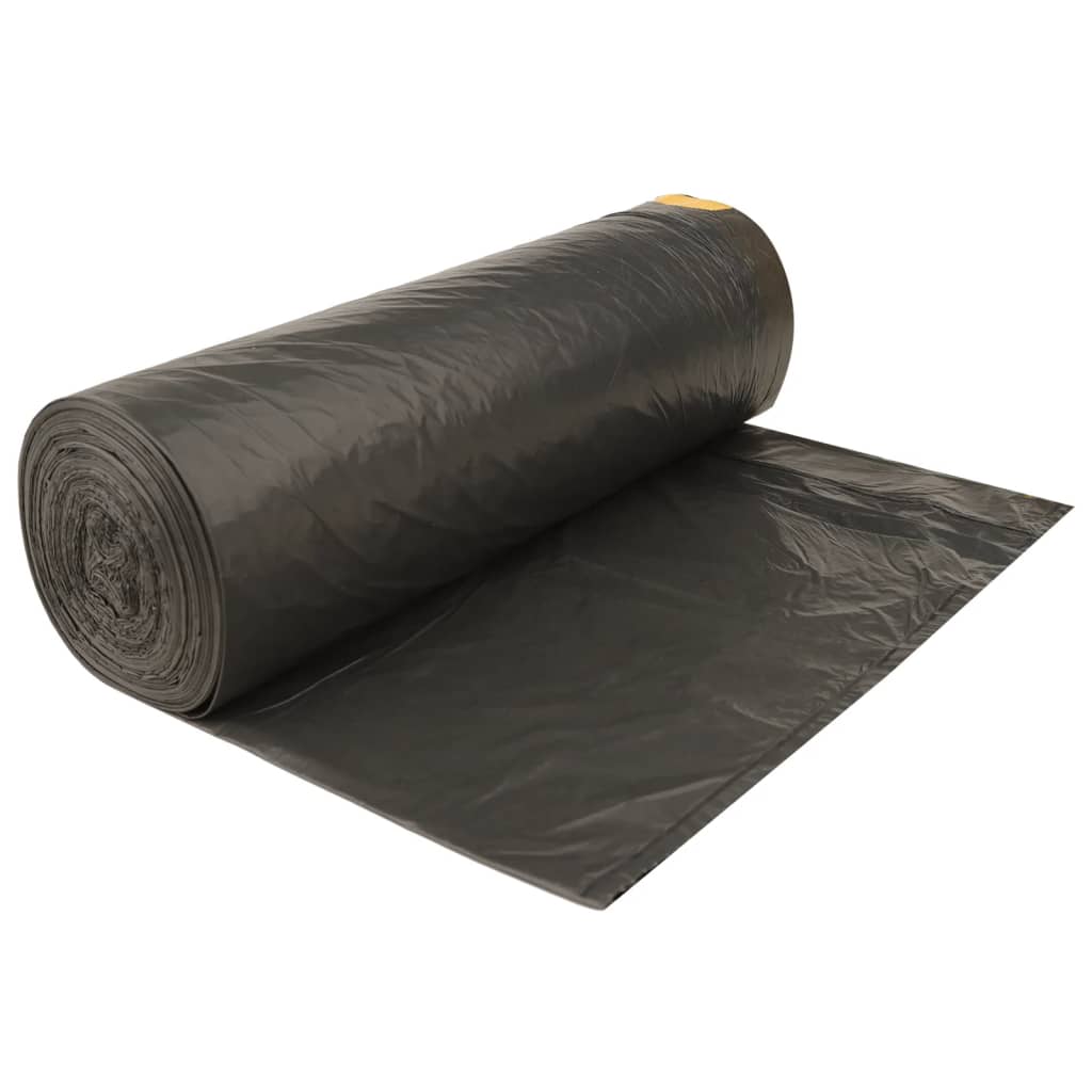 Vuilniszakken Met Trekkoorden 150 St Zwart