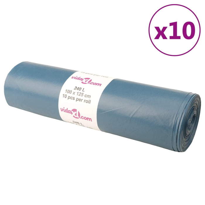Vuilniszakken 100 St Blauw