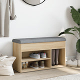 Schoenenbank 82X32X45,5 Cm Bewerkt Hout Kleurig
