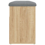 Schoenenbank 82X32X45,5 Cm Bewerkt Hout Kleurig