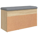 Schoenenbank 82X32X45,5 Cm Bewerkt Hout Kleurig