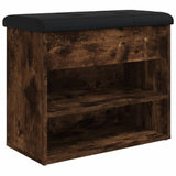 Schoenenbankje 62X32X50 Cm Bewerkt Hout Kleurig
