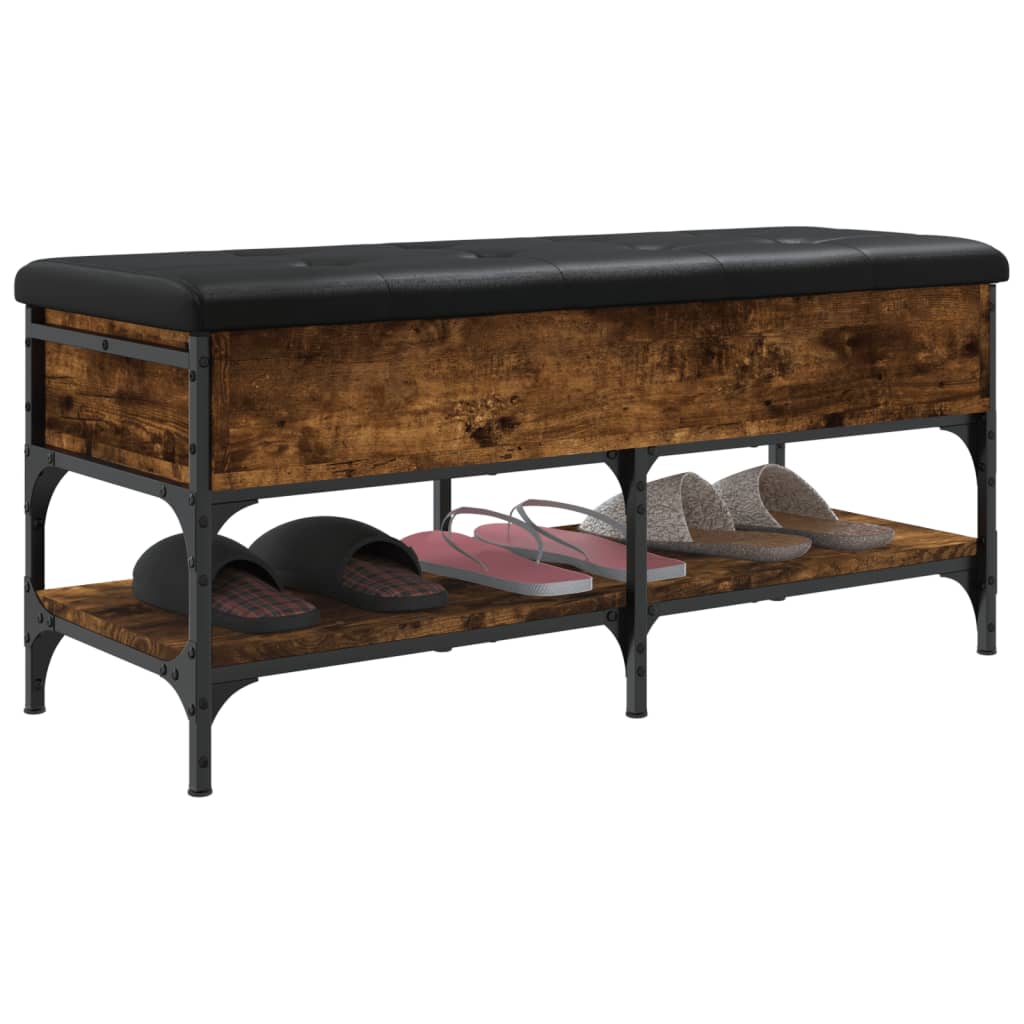 Schoenenbank Bewerkt Hout Kleurig