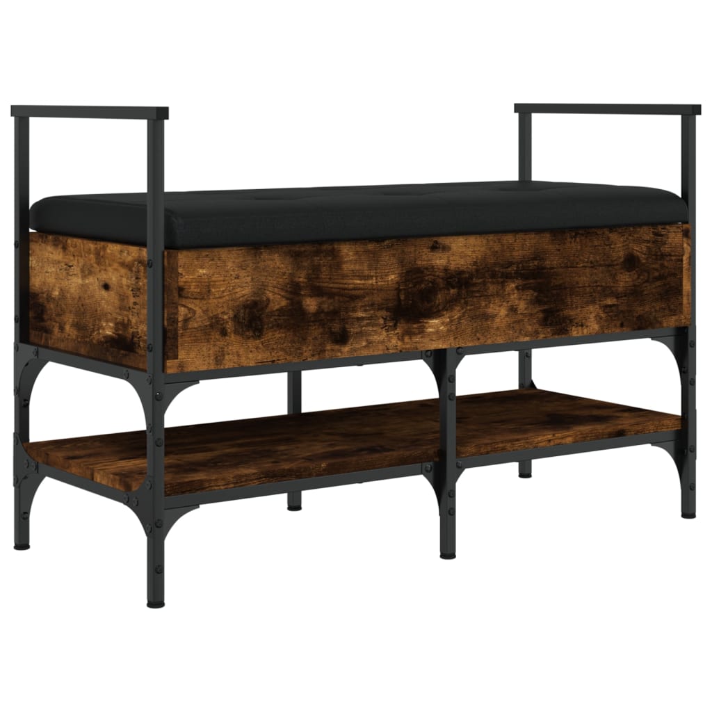 Schoenenbank 85,5X42X57,5 Cm Bewerkt Hout Kleurig