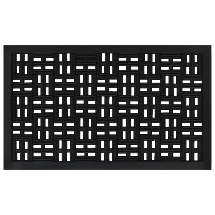 Deurmat Rechthoekig 45X75 Cm Rubber