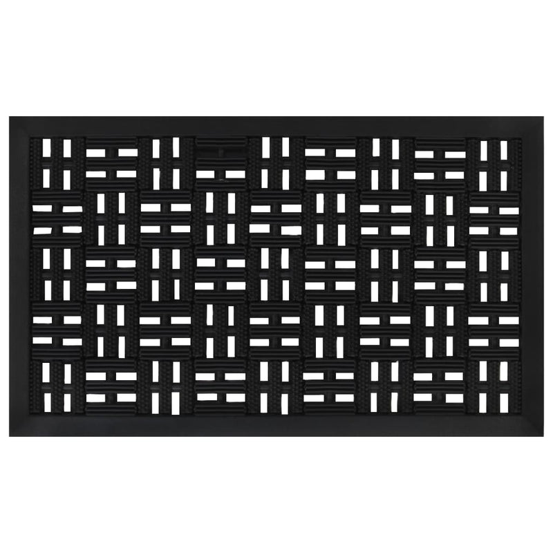 Deurmat Rechthoekig 45X75 Cm Rubber