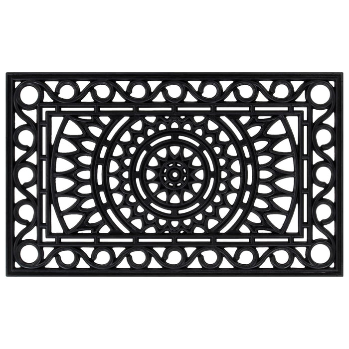 Deurmat Rechthoekig 45X75 Cm Rubber
