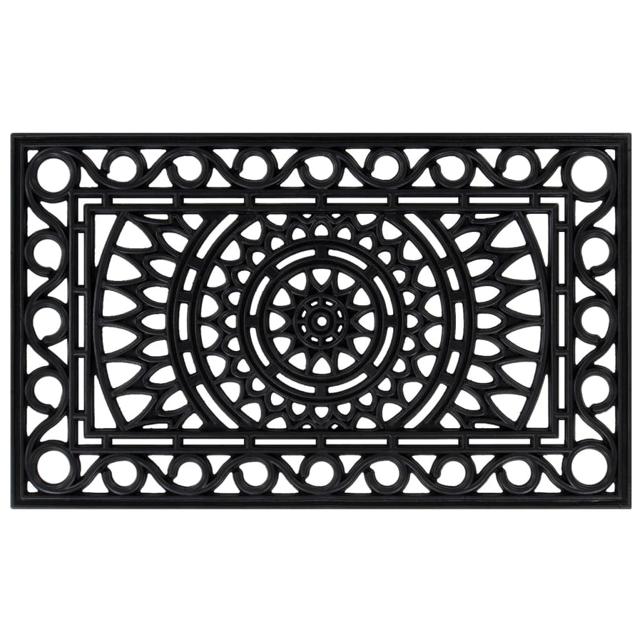 Deurmat Rechthoekig 45X75 Cm Rubber
