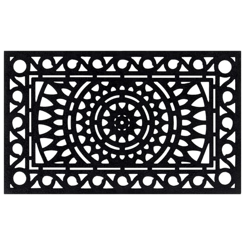 Deurmat Rechthoekig 45X75 Cm Rubber