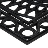 Deurmat Rechthoekig 45X75 Cm Rubber